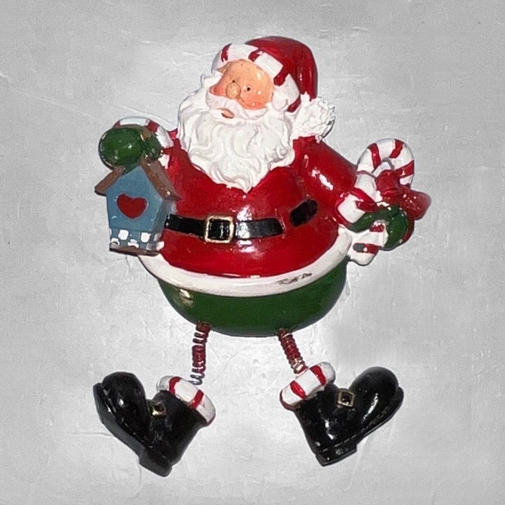 "Springy" Santa Magnet